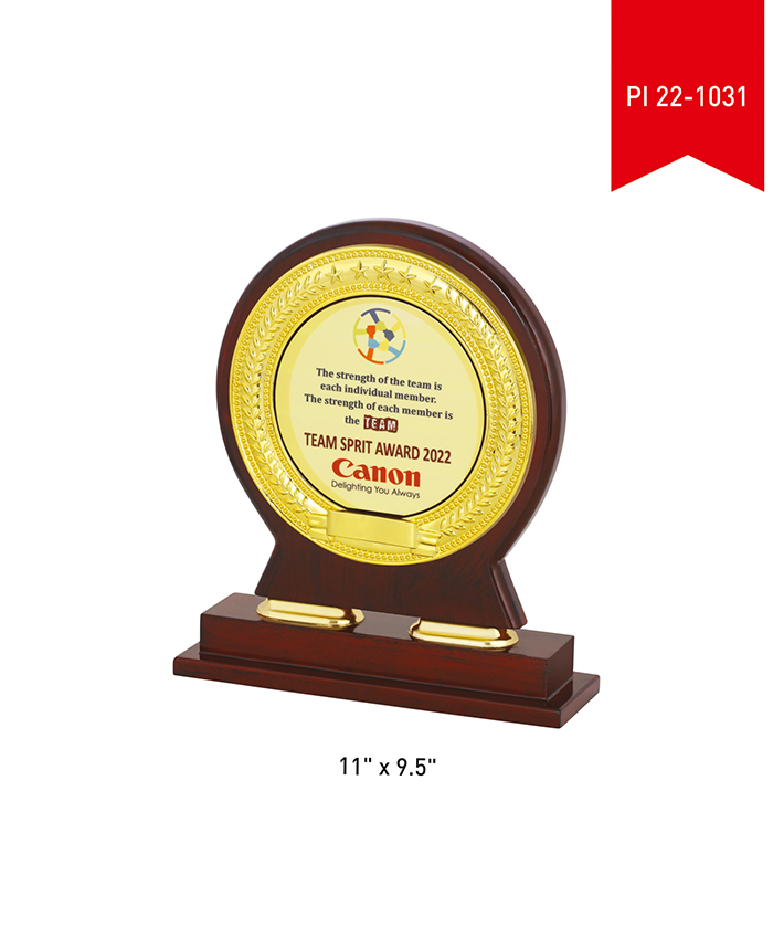 Wooden Trophy PI 22- 1031