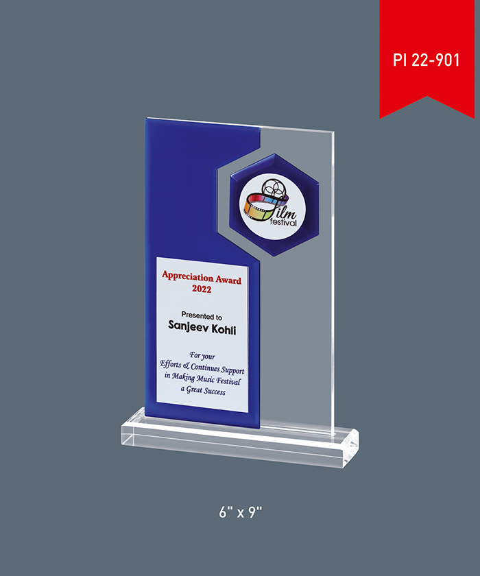 Acrylic Trophy PI 22- 901