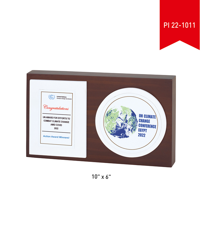 Wooden Trophy PI 22- 1011