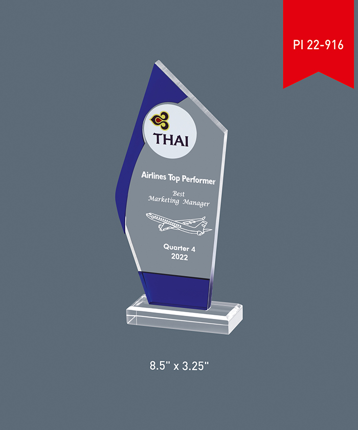 Acrylic Trophy PI 22- 916