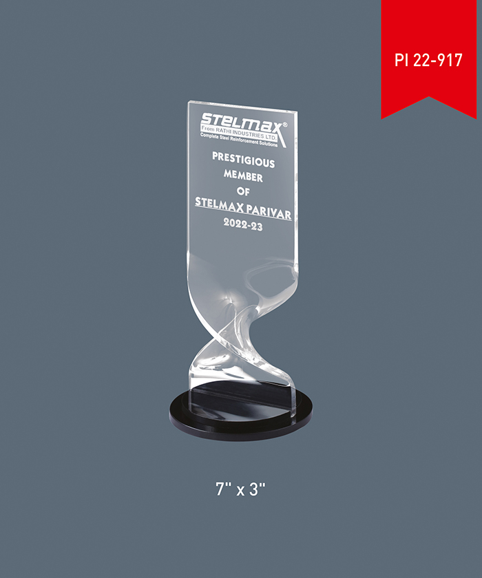 Acrylic Trophy PI 22- 917
