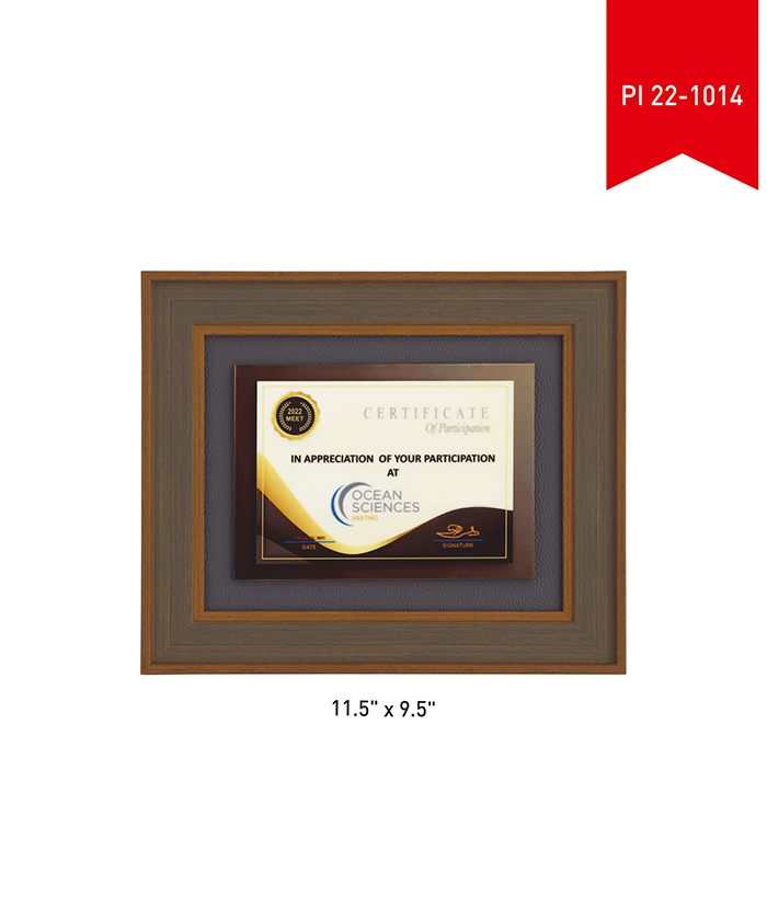 Wooden Trophy PI 22- 1014