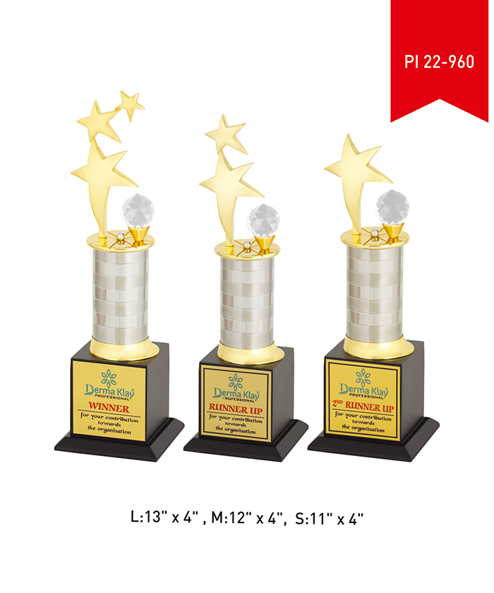 Metal Trophy PI 22- 956