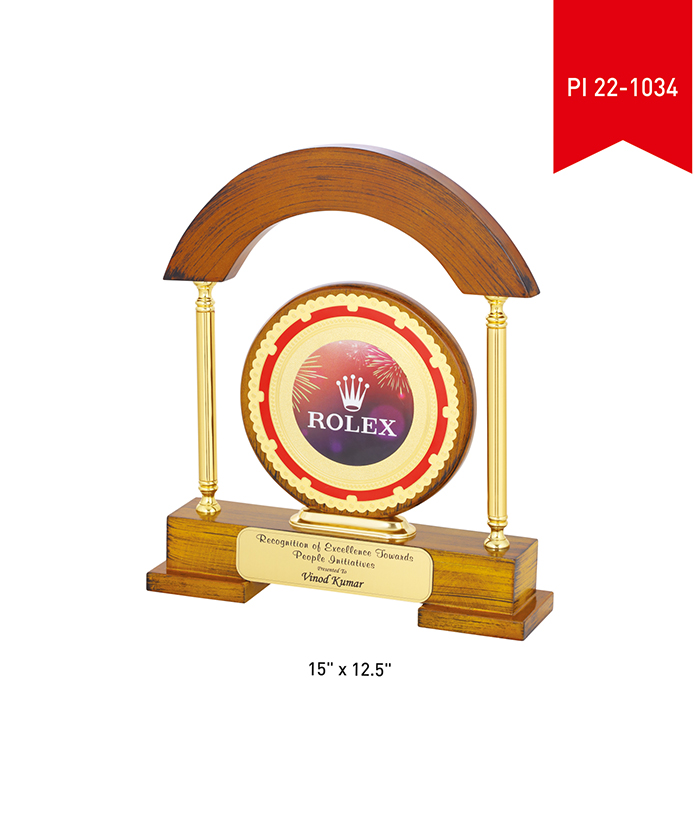 Wooden Trophy PI 22- 1034