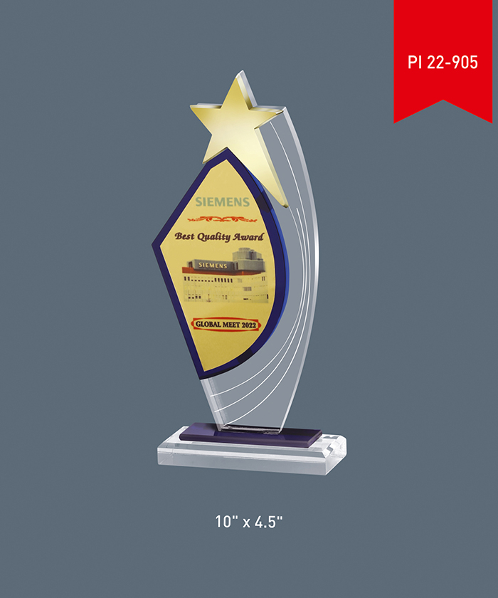 Acrylic Trophy PI 22- 905