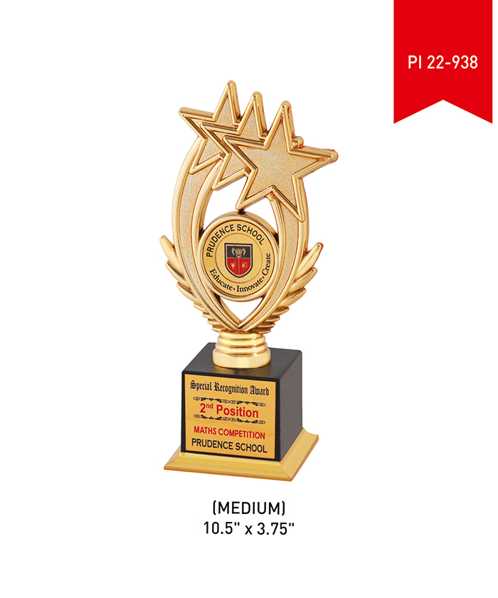 Metal Trophy Medium PI 22- 938